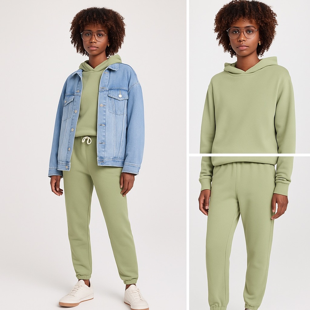 perfectwhitetee SET - Hoodie Sweatshirt and Sweatpants - MEDIUM